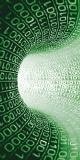 Fototapeta Binary Green Streem S-195