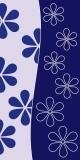 Fototapeta Blue Floral Background S-202