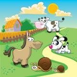 Fototapeta pro děti Animals in Farm
