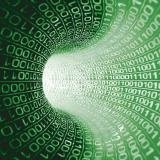 Fototapeta na zeď Binary Green Streem