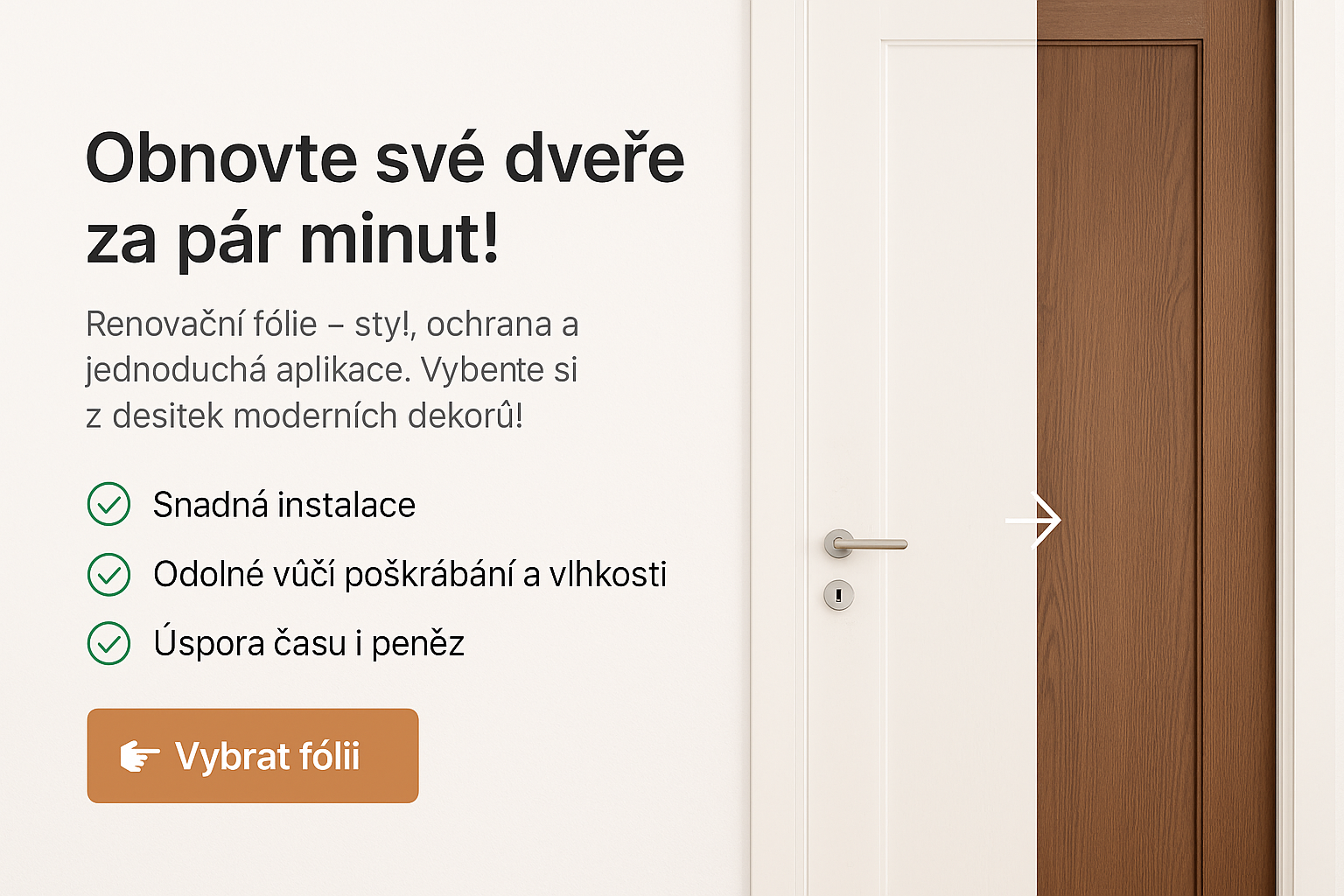Fólie na dveře