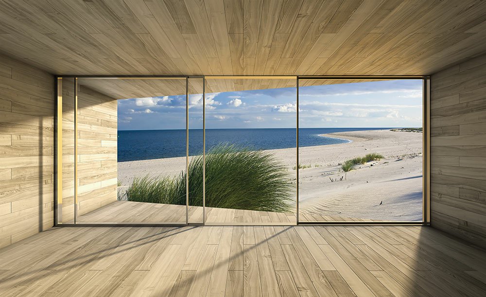 Vliesová fototapeta na zeď 22118 Výhled na pláž 416 x 254 cm