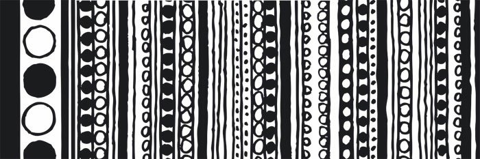 Vliesová fototapeta Dimex Black Pattern M-370 | 330x110cm