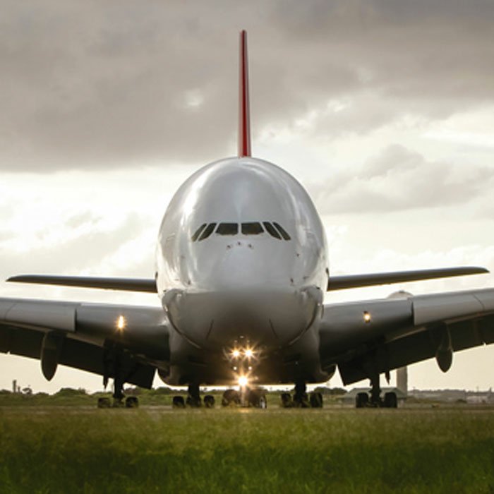 Fototapeta na zeď Dimex Airbus L-528 | 220x220 cm