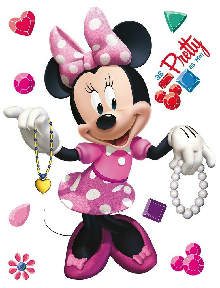 Samolepicí dekorace Minnie DK1754 - 42,5 x 65 cm