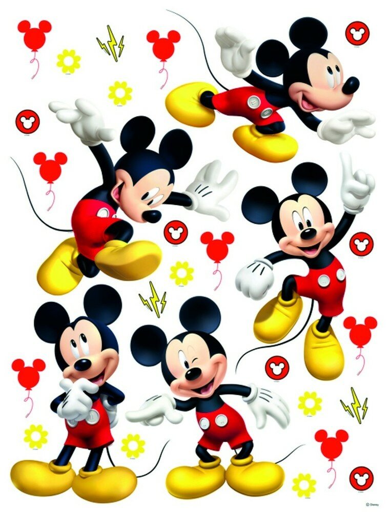 Samolepicí dekorace Mickey Mouse DK2311 - 65 x 85 cm