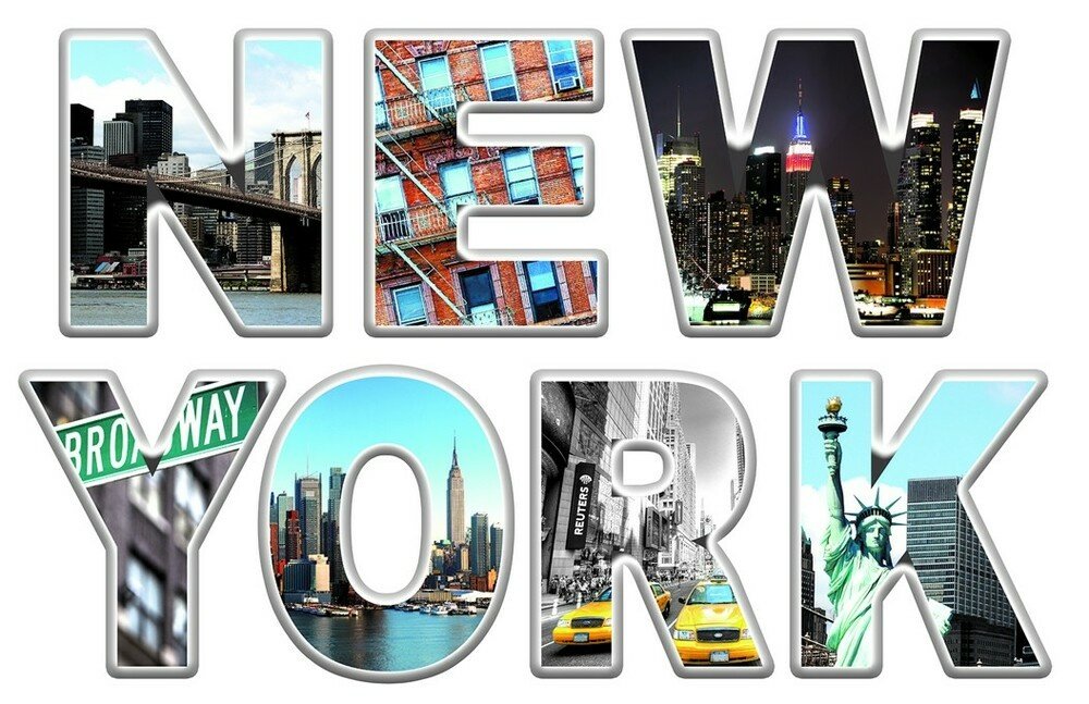Samolepicí dekorace New York SM 3431 - 65 x 42,5 cm