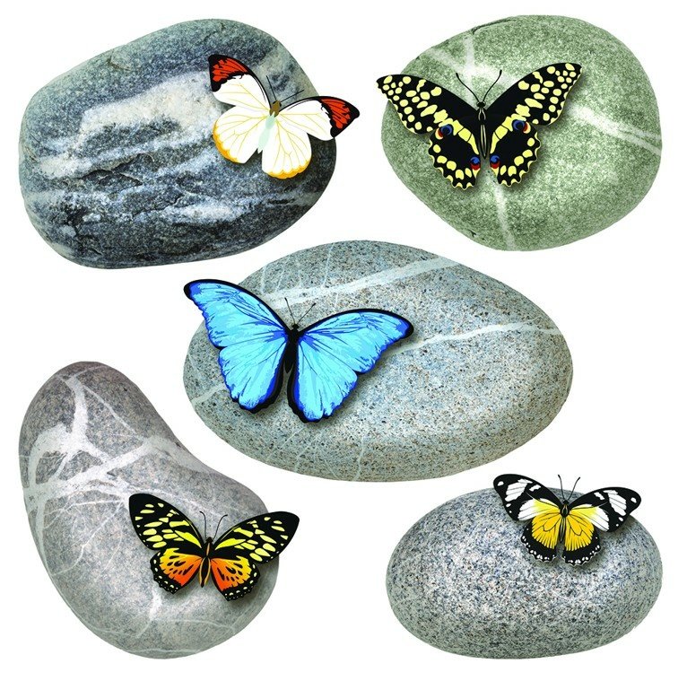Samolepicí dekorace Motýli SS 3853 - 30 x 30 cm