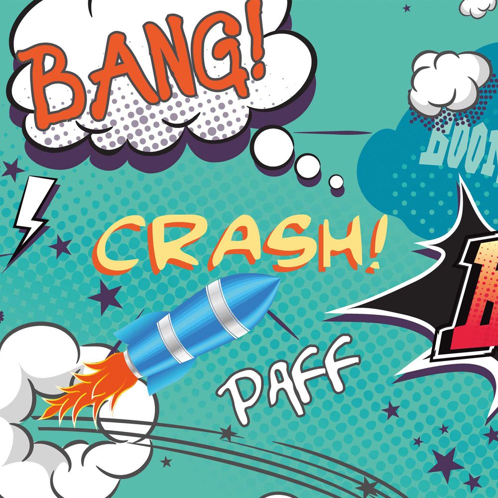 Patifix samolepicí tapeta Bang BOOM 15-6760