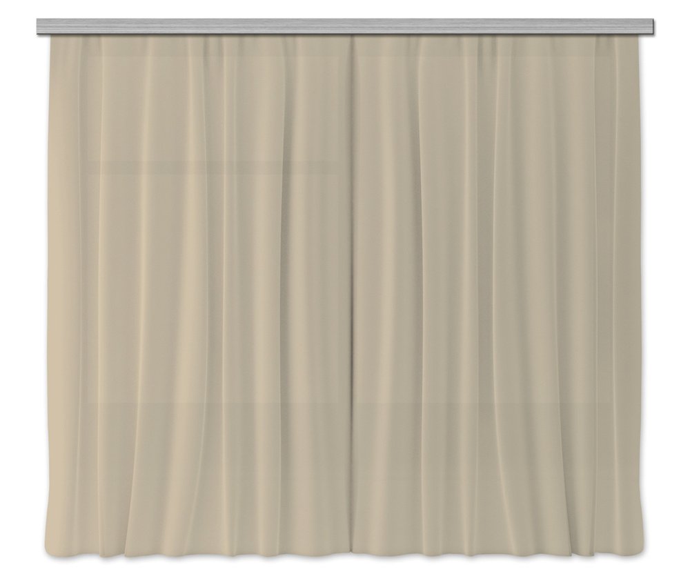 Textilní závěs Tmavě Béžový FCS XL 4819 - 180 x 160 cm