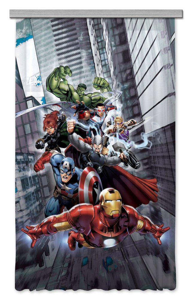 Textilní závěs AVENGERS FCS L 7168 - 140 x 245 cm