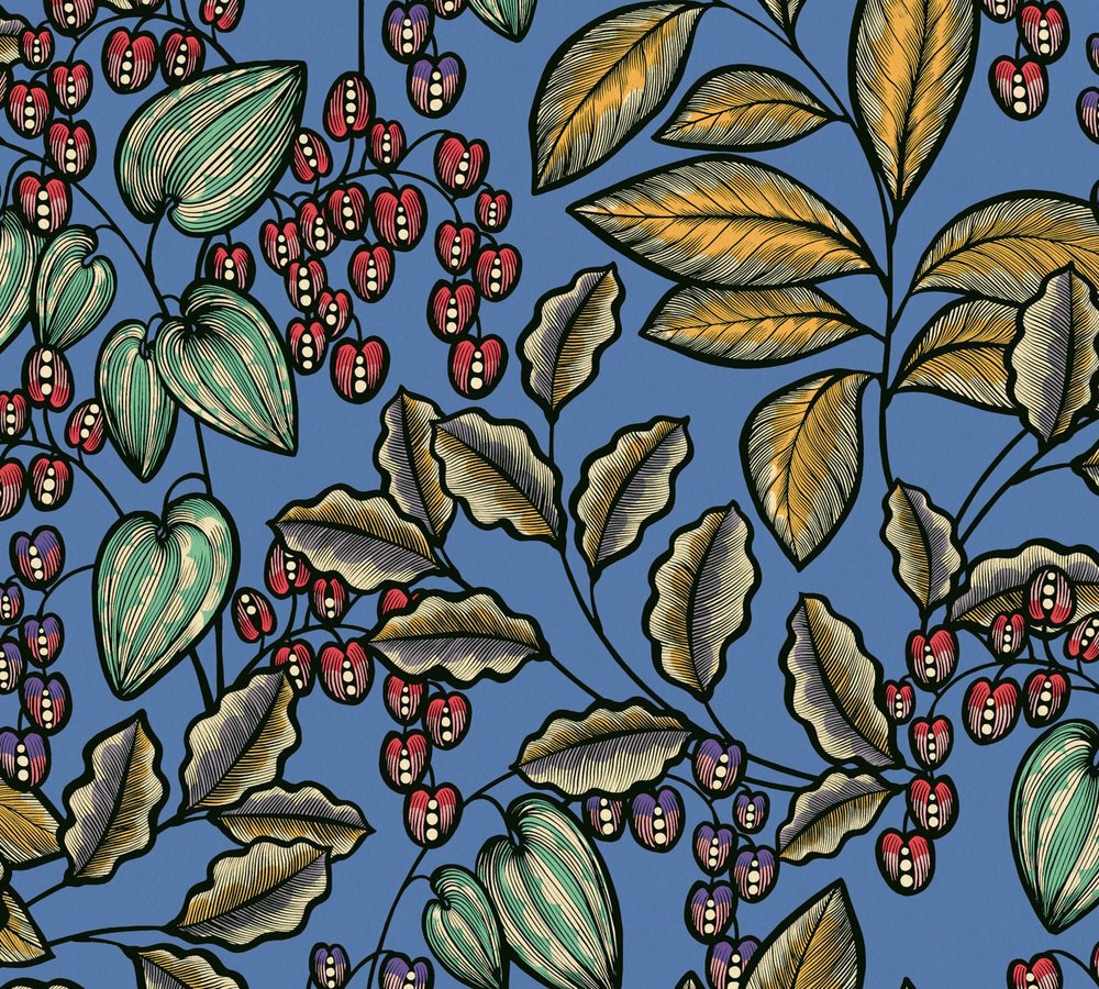 Vliesová tapeta na zeď 37754-1 Floral Impression 0,53 x 10,05 m
