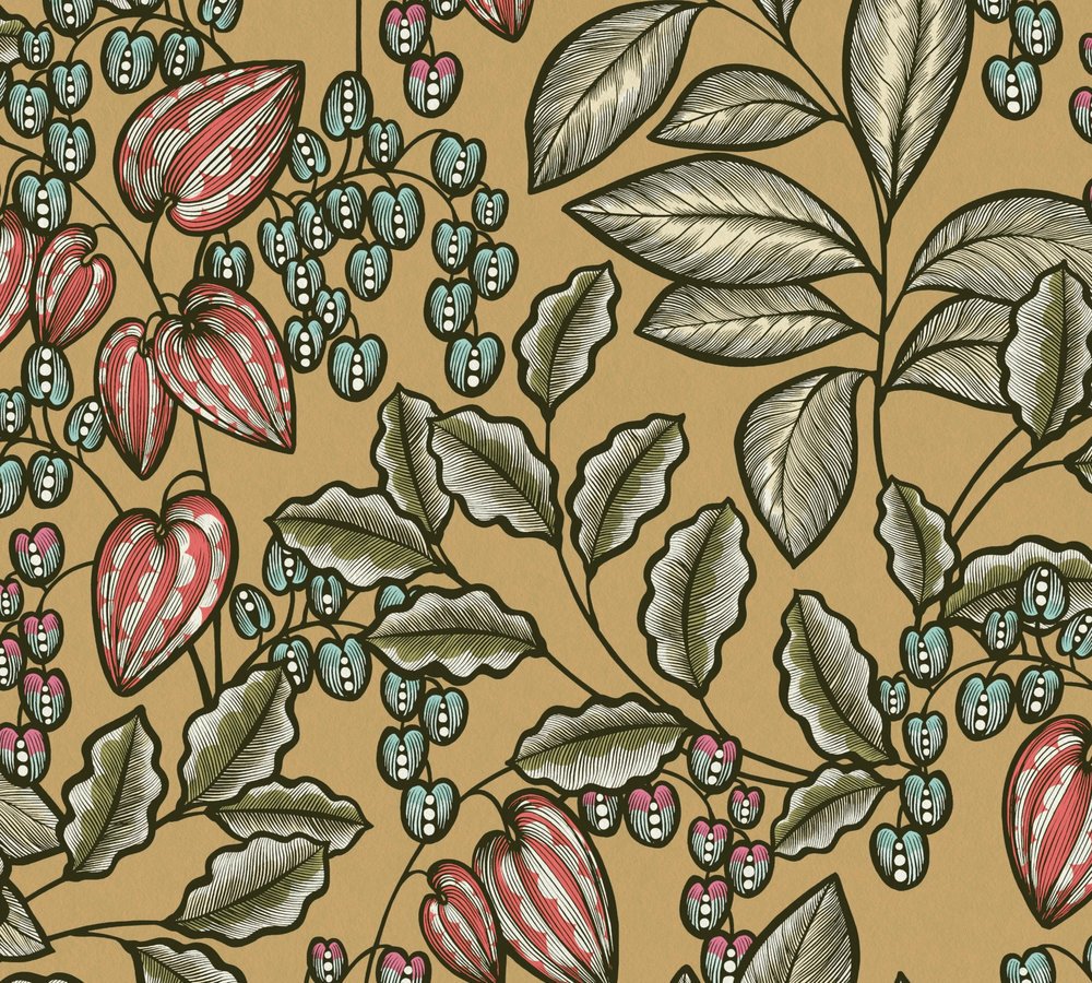 Vliesová tapeta na zeď 37754-4 Floral Impression 0,53 x 10,05 m