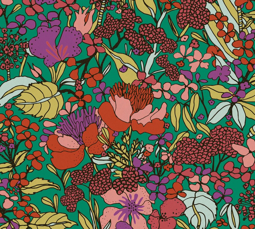 Vliesová tapeta na zeď 37756-1 Floral Impression 0,53 x 10,05 m