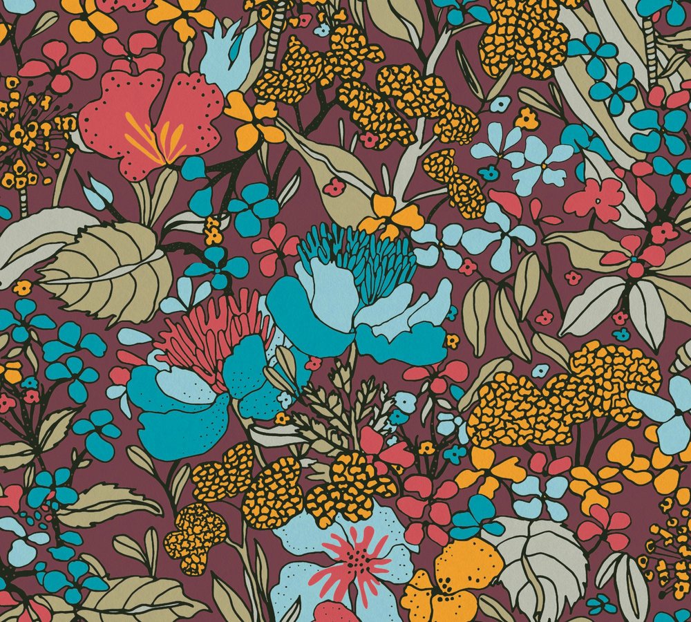 Vliesová tapeta na zeď 37756-3 Floral Impression 0,53 x 10,05 m