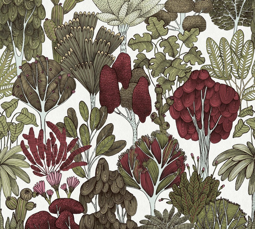 Vliesová tapeta na zeď 37757-2 Floral Impression 0,53 x 10,05 m