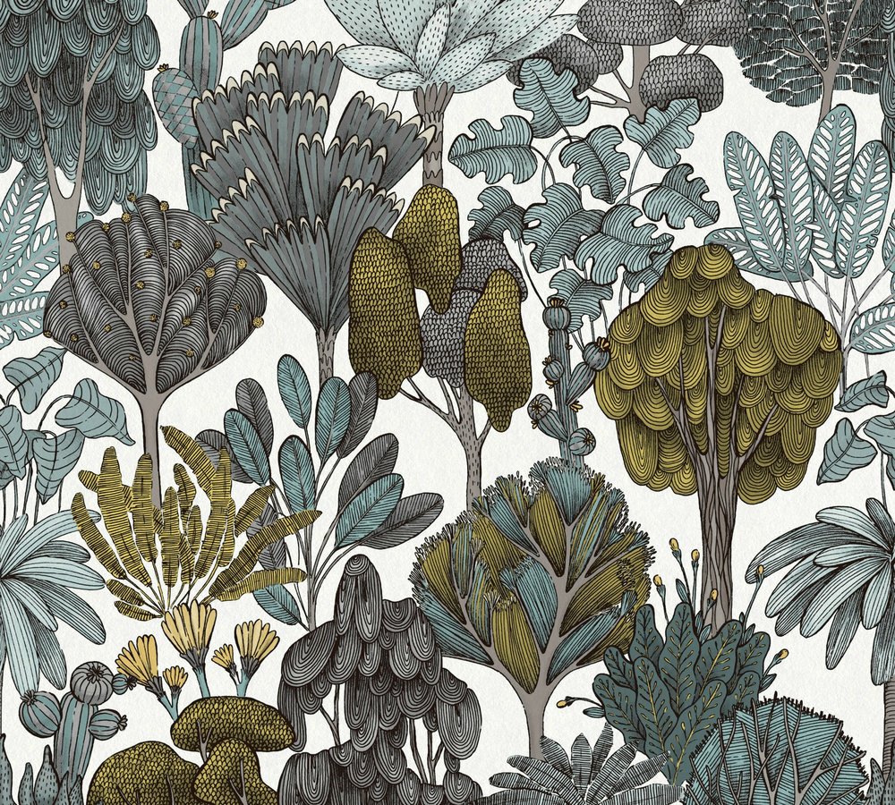 Vliesová tapeta na zeď 37757-3 Floral Impression 0,53 x 10,05 m