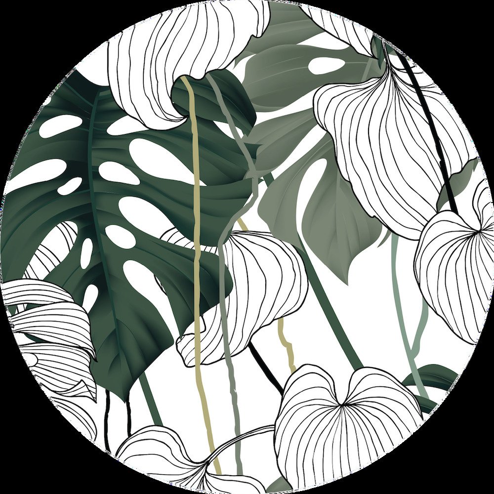 Samolepicí fototapeta CR3223 Vector Leaves 70 x 70 cm