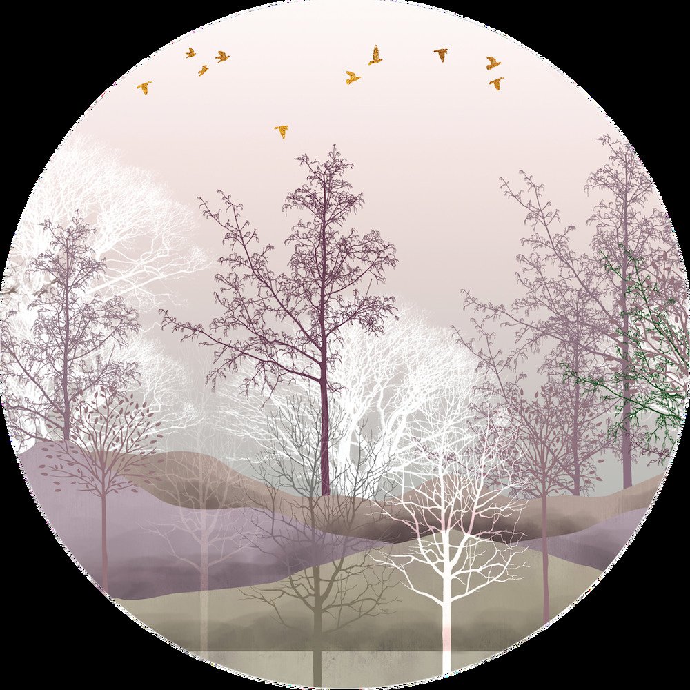 Samolepicí fototapeta CR3233 Mystical Forest 70 x 70 cm