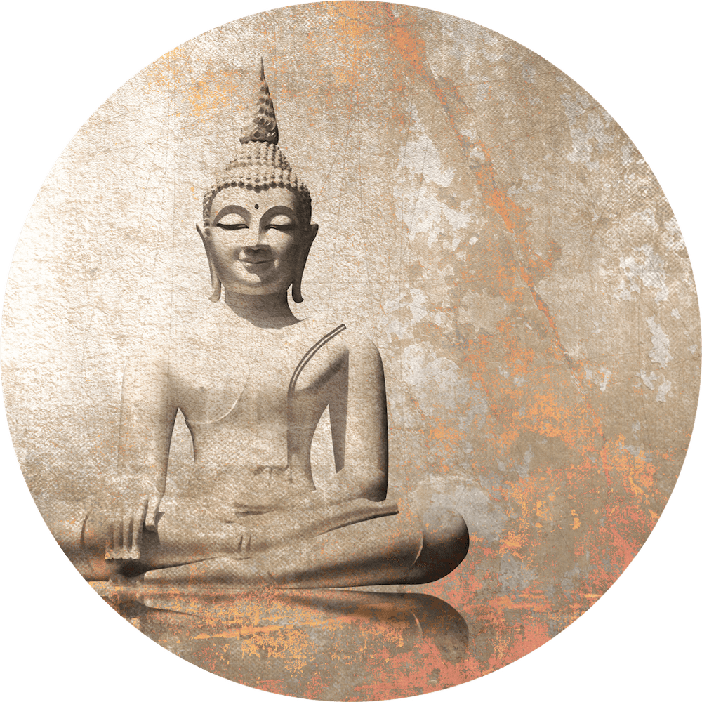 Samolepicí fototapeta CR3302 Budha 140 x 140 cm
