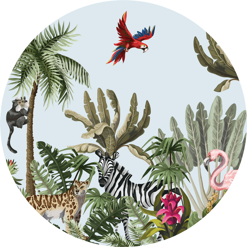 Samolepicí fototapeta CR3335 Vector Jungle 140 x 140 cm