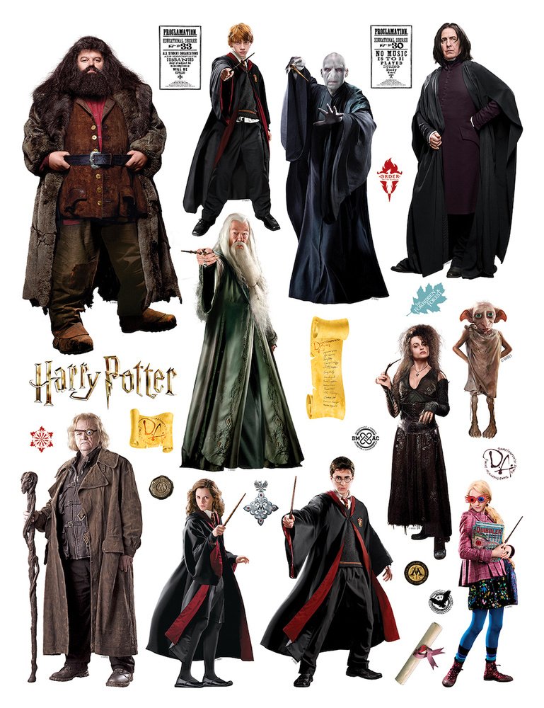 Samolepicí dekorace Harry Potter DK2335 arch 65 x 85 cm