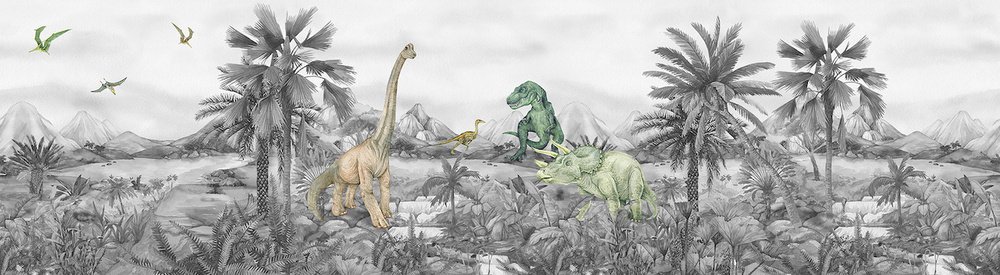 Samolepicí bordura WBD 8137 Safari 9,7 cm x 5 m
