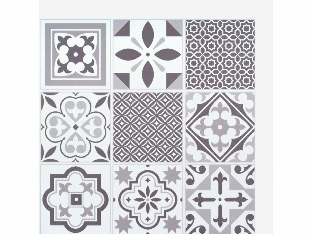 Samolepicí obklad na zeď 270-3004A Šedobílé 30,5 x 30,5 cm
