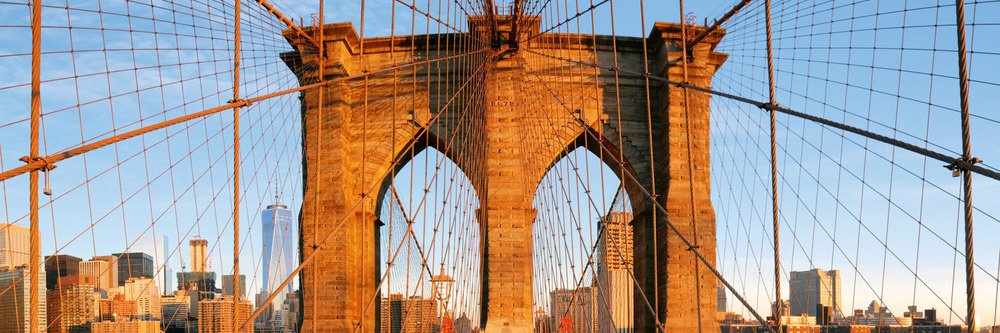 Fototapeta do kuchyně KI180-116 Brooklyn Bridge 180 x 60 cm