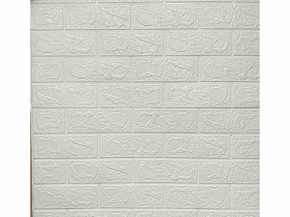 3D Obkladový panel Bílá cihla PB3501, 70x77 cm