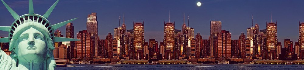 Fototapeta do kuchyně KI260-115 New York 260 x 60 cm