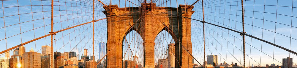 Fototapeta do kuchyně KI260-116 Brooklyn Bridge 260 x 60 cm