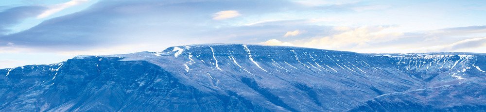 Fototapeta do kuchyně KI260-120 Mountains 260 x 60 cm
