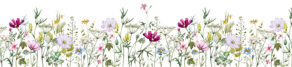 Fototapeta do kuchyně KI260-144 Flowers 260 x 60 cm