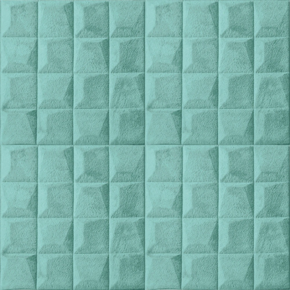 3D samolepicí VELVET obklad mintový - 0,69 x 1,4 m