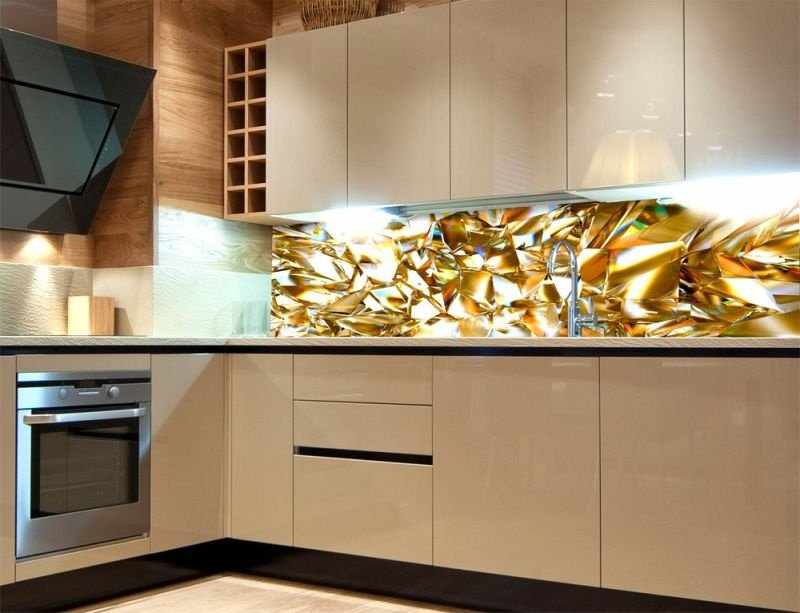 Fototapeta na linku Gold Crystal 180 x 60 cm | KI180-072