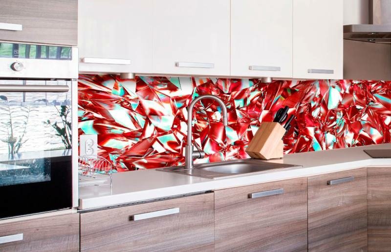 Fototapeta na linku Red Crystal 260 x 60 cm | KI260-071