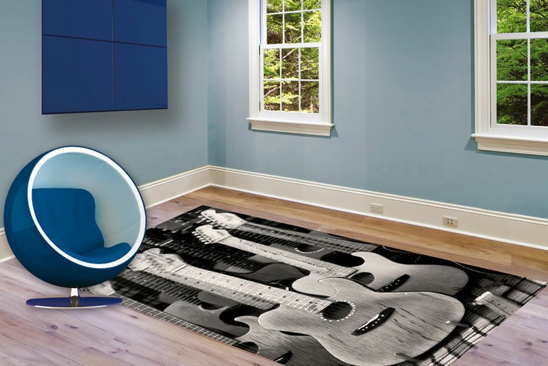 Fototapety na podlahu Dimex Guitars FL85-023 85x170 cm