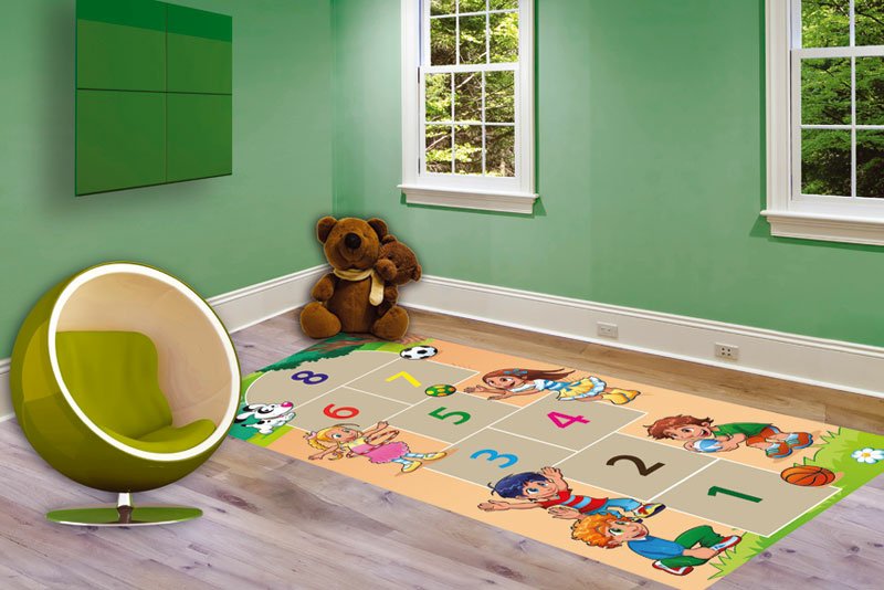 Fototapety na podlahu Dimex Hopscotch FL85-024 85x170 cm