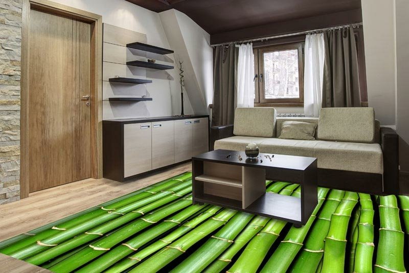 Fototapety na podlahu Dimex Bamboo FL170-031 170x170 cm
