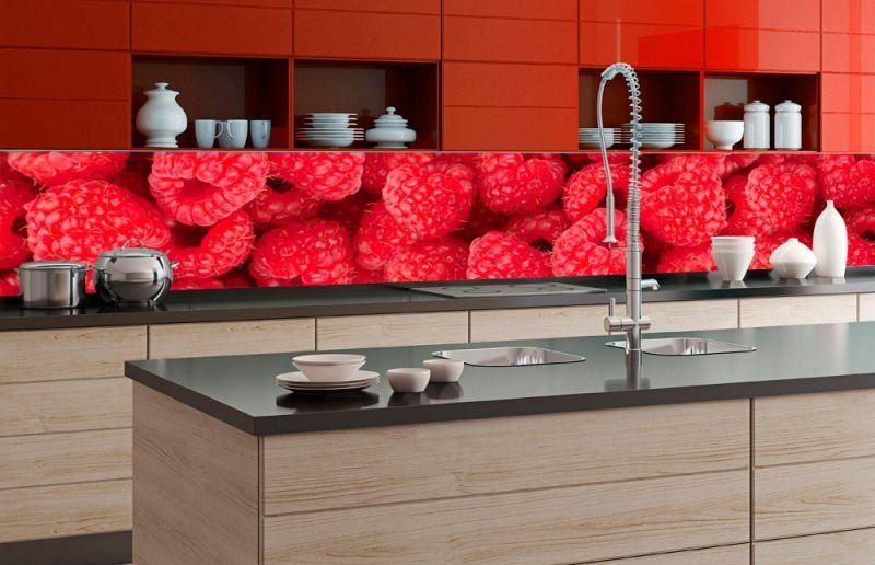 Fototapeta za linku KI350-004 Maliny 350 x 60 cm