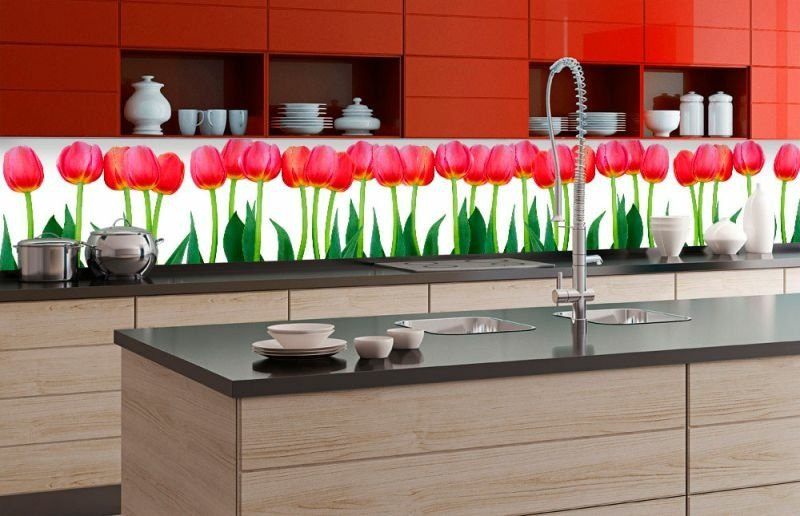 Fototapeta za linku KI350-058 Tulipány 350 x 60 cm