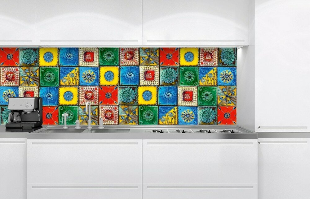 Fototapeta do kuchyně KI180-107 Lisboa Tiles 180 x 60 cm