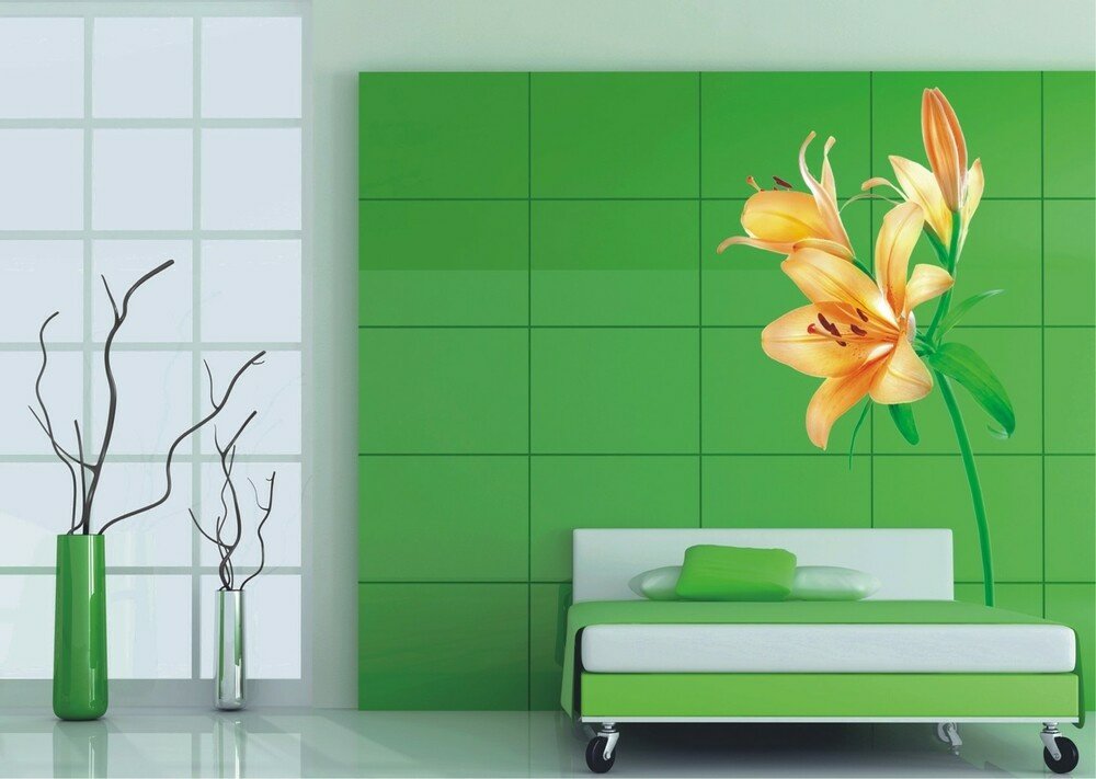 Samolepicí dekorace Lilie F 0450 - 65 x 85 cm