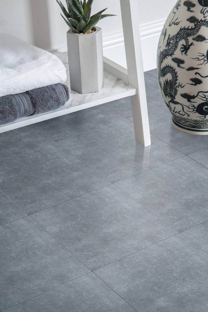 Samolepicí podlahové čtverce ŠEDÝ BETON 1m2 - 274-5058