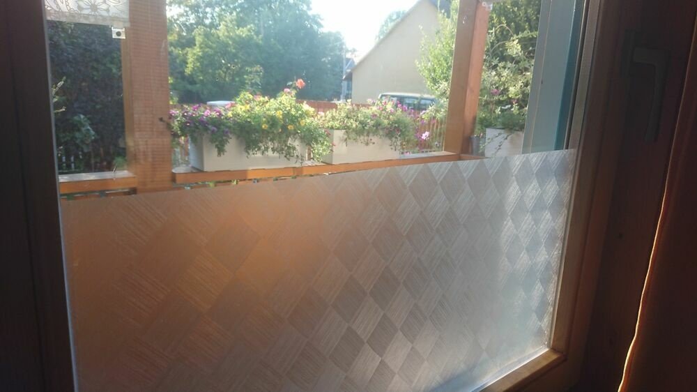 Samolepicí transparentní fólie 121-005 Čtverce - šíře 122 cm