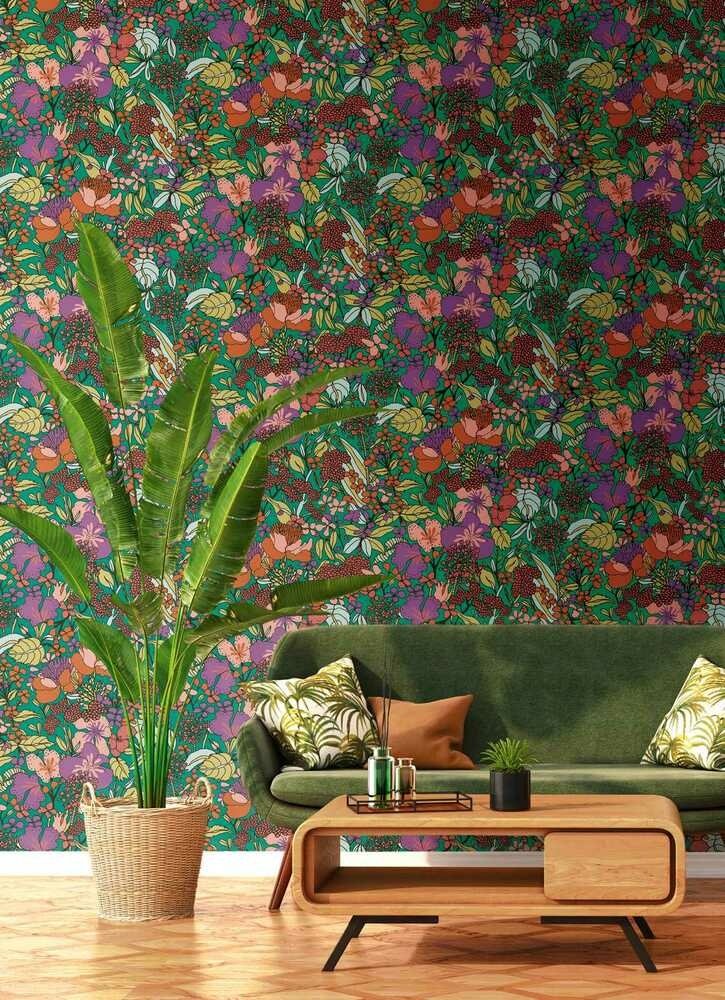 Vliesová tapeta na zeď 37756-1 Floral Impression 0,53 x 10,05 m