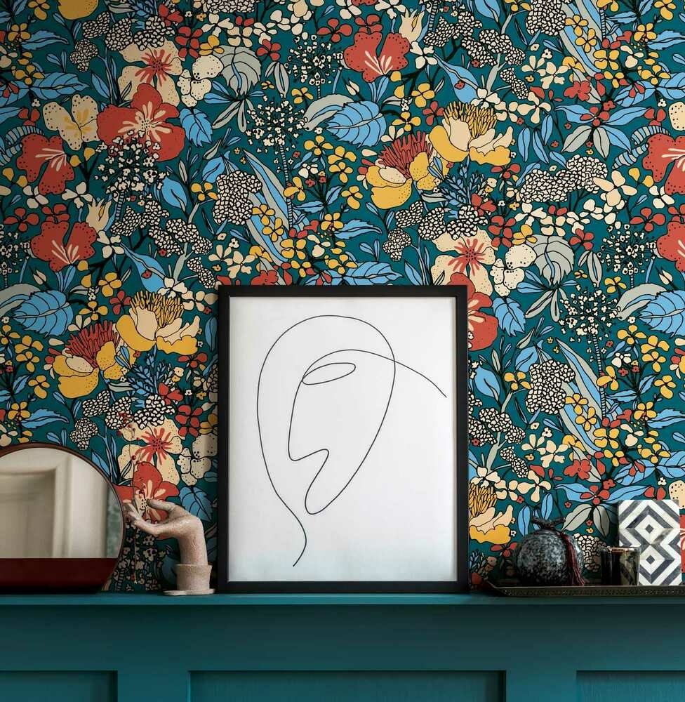 Vliesová tapeta na zeď 37756-4 Floral Impression 0,53 x 10,05 m
