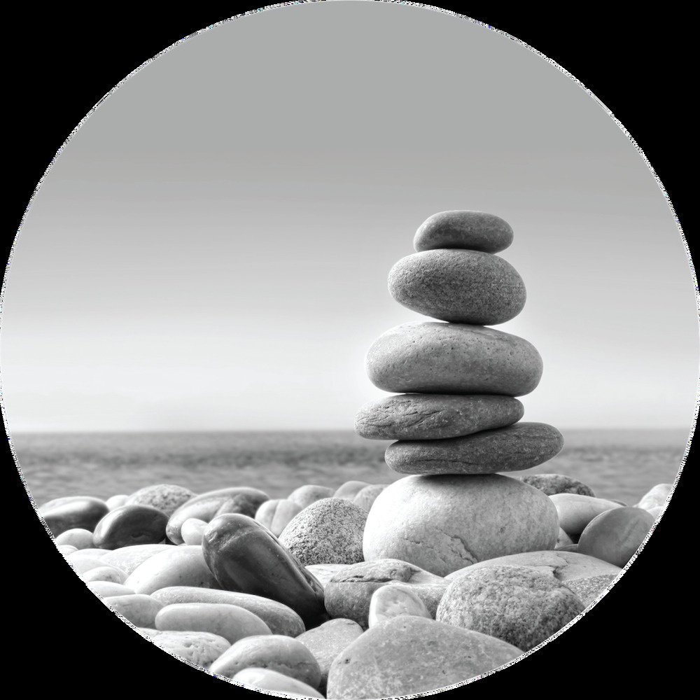 Samolepicí fototapeta CR3207 Stone Pyramid 70 x 70 cm