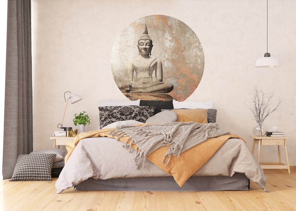 Samolepicí fototapeta CR3302 Budha 140 x 140 cm